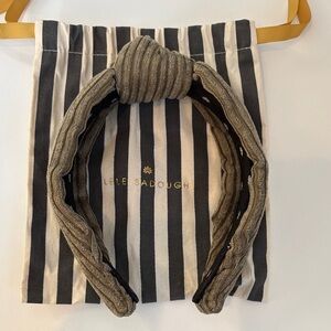 Lele Sadoughi Brown Knotted Headband